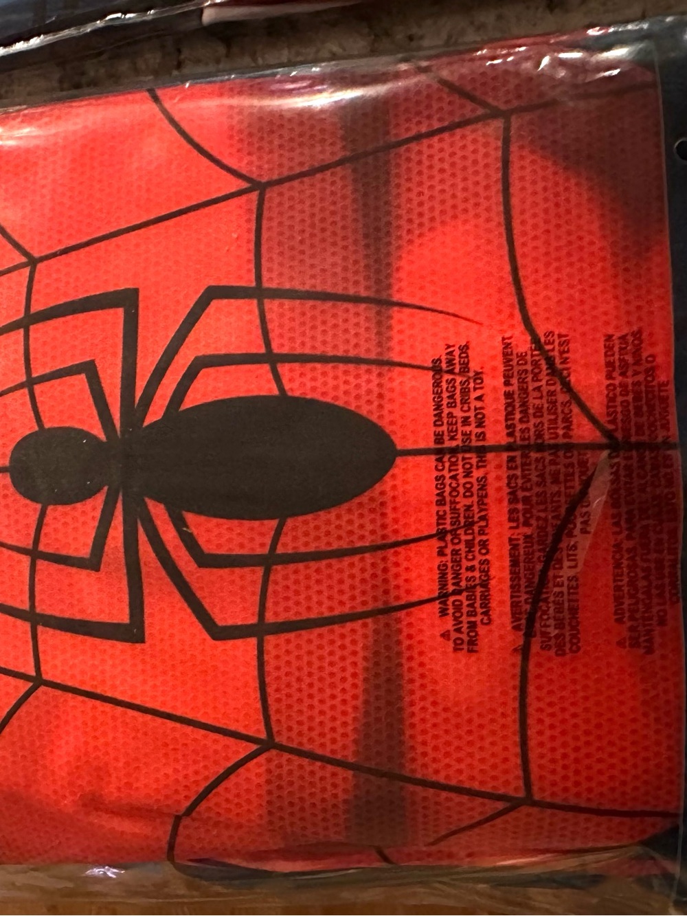 Marvel Spider-Man Costume - Red, Blue & Black Suit. Size 42/44-NWT - Picture 3 of 4